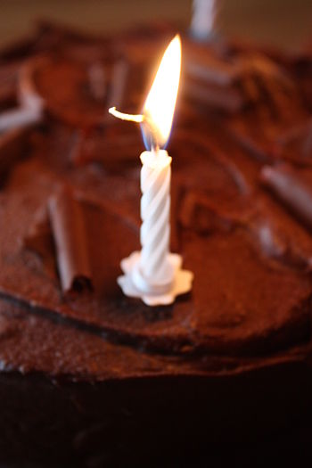 English: Birthday candle, Downpatrick, County ...